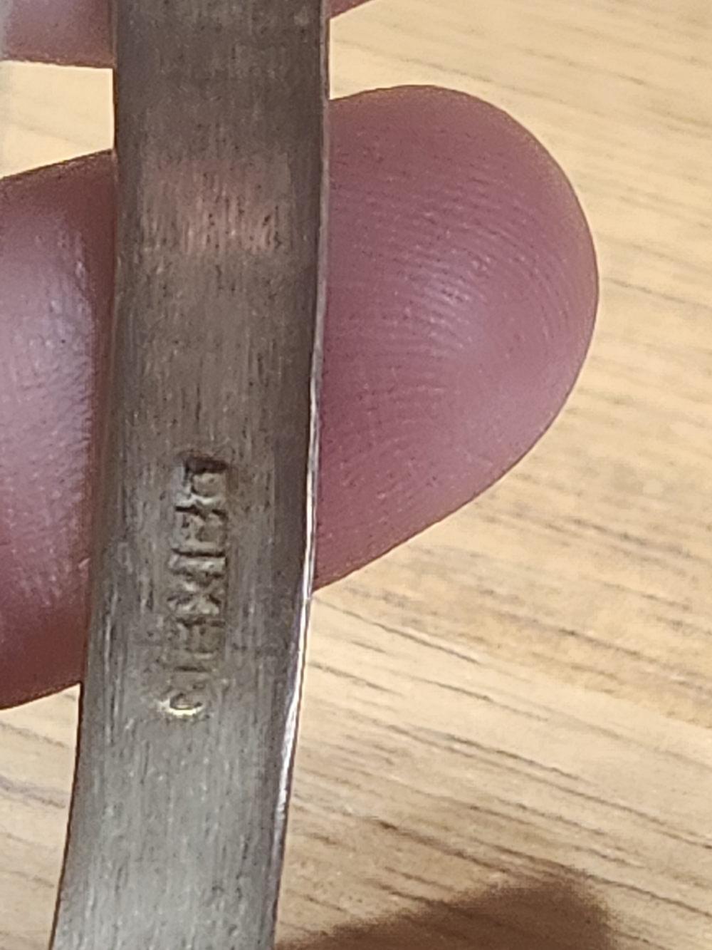 Silver-Textured Women's Bangle Bracelet - Picture 3 of 4